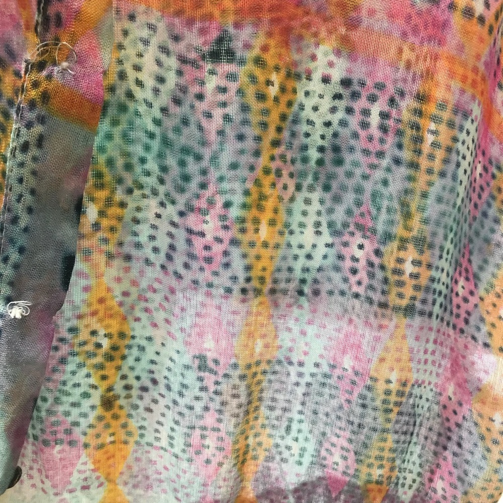 SOLD Free People || Patterned Distressed Tunic - Picture 4 of 6